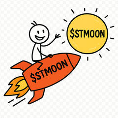 $STMOON is the ultimate stickman meme coin on Solana! Simple, fun, and ready to soar